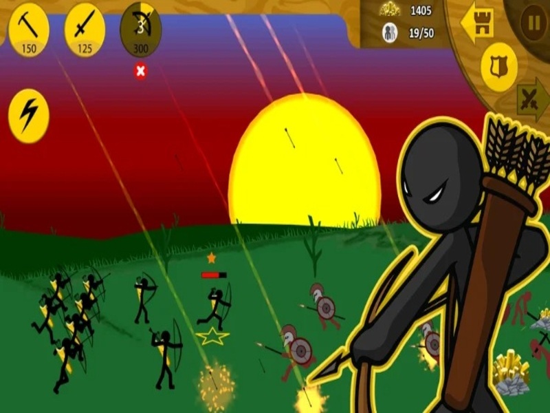 Hack Stick War Legacy có đồ hoạ 2D đầy cuốn hút