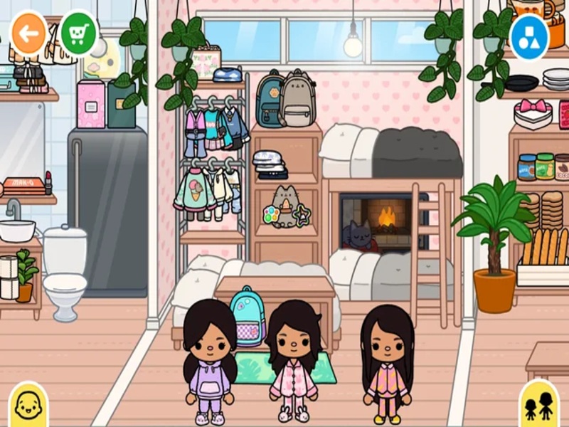 Nhân vật đa dạng trong Toca Boca mod