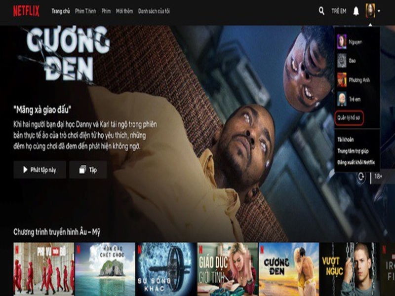 Xem ngoại tuyến trên Netflix Premium