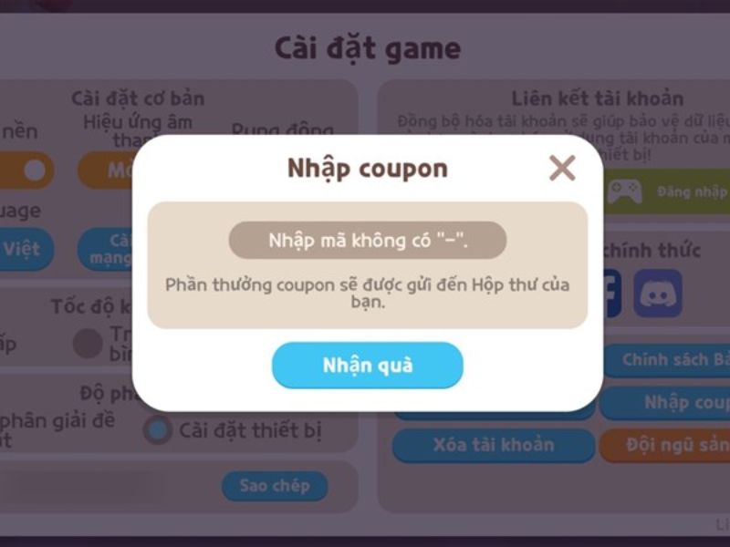 Cách Nhập Code Play Together VNG Mới Nhất