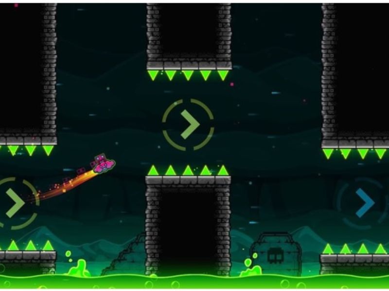 Tính năng bất tử của Hack Geometry Dash
